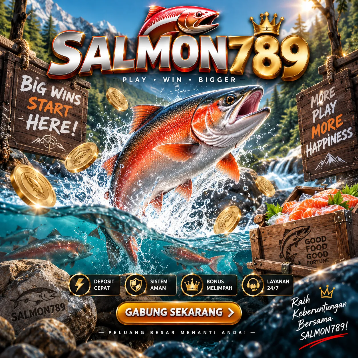 SALMON789 Banner